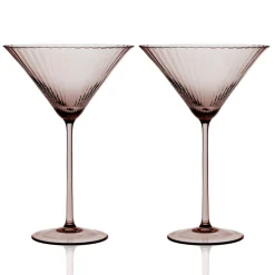 Quinn Mocha Martini Glasses, Set of 2