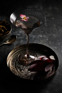 Quinn Mocha Martini Glasses, Set of 2