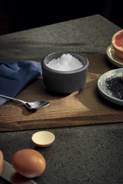 RÅ Salt Cellar with Lid in Black