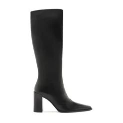 Raffaela Up Leather Boot in Black