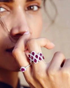 Ragini Ruby and Diamond Ring