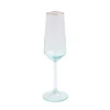 Rainbow Champagne Flute