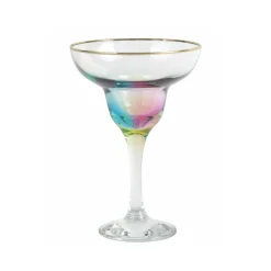 Rainbow Margarita Glass