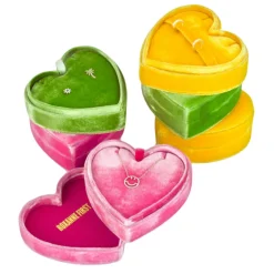 Rainbow Sapphire Oval Hoop Earrings