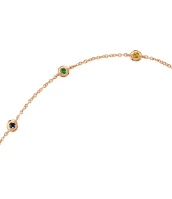 Rainbow Sapphire Skittle Bracelet