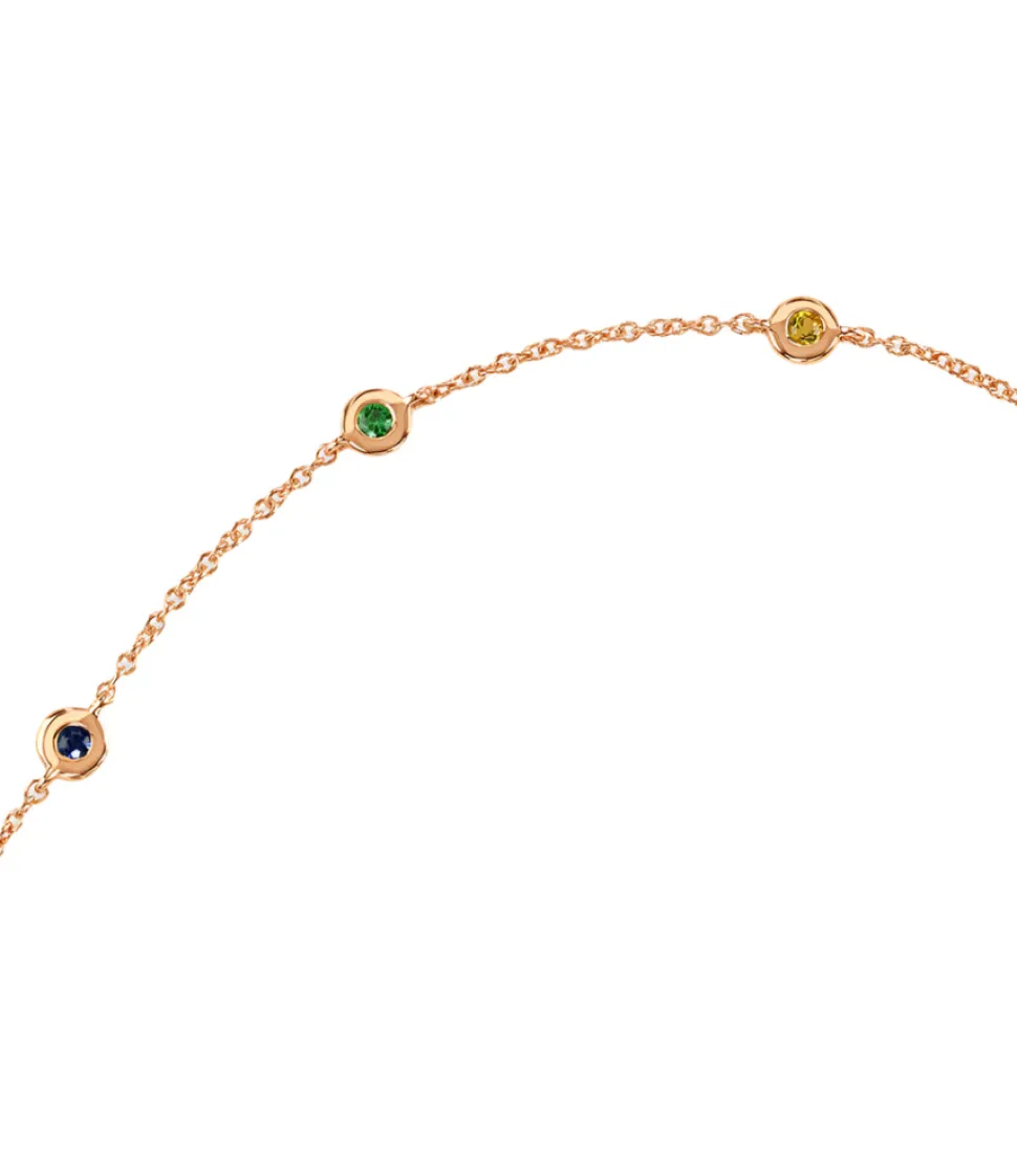 Rainbow Sapphire Skittle Bracelet