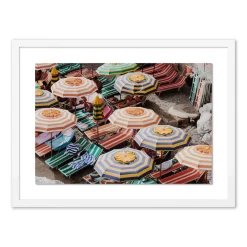 Rainbow Umbrellas Print