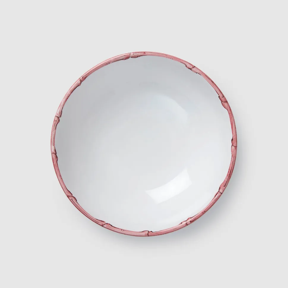 Ramatuelle Bamboo Bowl in Rose