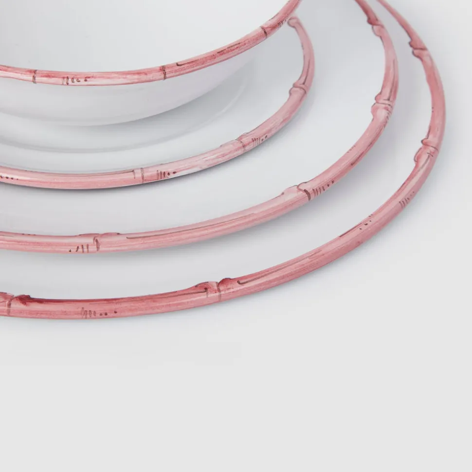 Ramatuelle Bamboo Bowl in Rose