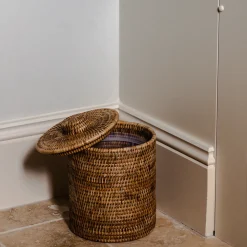 Rattan Bathroom Bin