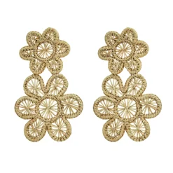 Rattan Bloom Earring