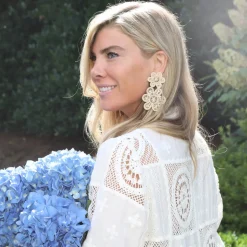 Rattan Bloom Earring