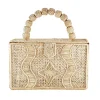 Rattan Cage Clutch