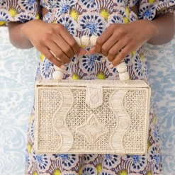 Rattan Cage Clutch