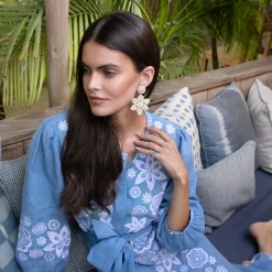 Rattan Celine Earring