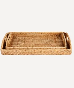 Rattan Serving Trays