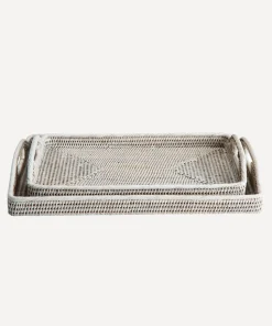 Rattan Serving Trays
