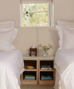 Rattan Square Tissue Box Cover in Brown