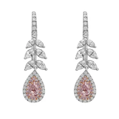 Ravena Pink Diamond Earrings