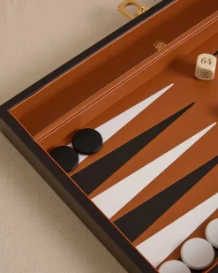 Rear Window Backgammon in Black and White