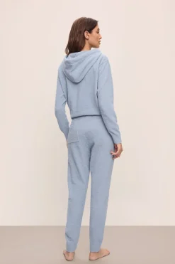 Recycled Boucle Jogger In Wedgewood Blue