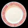 Red Dinner Plate, Set of 6