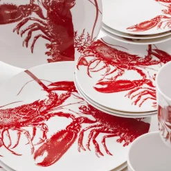 Red Lobster Canape Plates