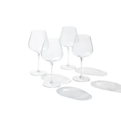 Red Wine Glasses, Set of 4