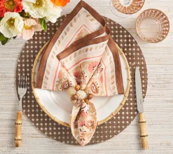 Reed Placemat in Brown, Set of 4