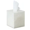 Reed Tissue Box in White