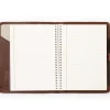Refillable Journal in Vintage Chestnut Leather