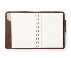 Refillable Journal in Vintage Chestnut Leather