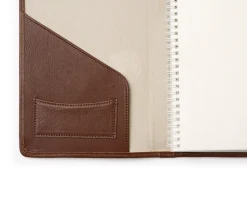 Refillable Journal in Vintage Chestnut Leather