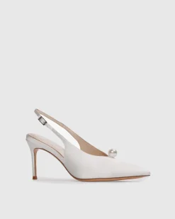 Reina 80 in White & Satin Pearl