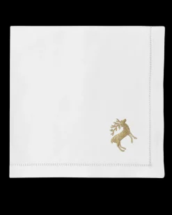 Reindeer Gold Napkin