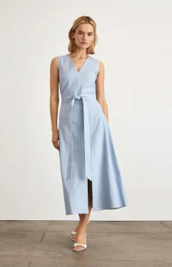 Reinella Dress in Powder Blue