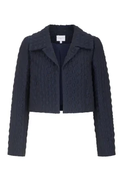 Remy Cropped Jacket Diamond Cloqué