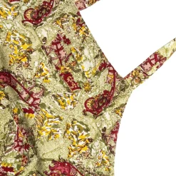 Renne Reindeer Apron in Red & Green