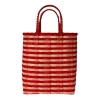 Retro-Travel Bucket in Tiger Lily & Scarlet