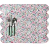 Reversible Cloud Placemat Made With Liberty Fabric in Betsy Candy Floss & Capel Fuchsia Pink