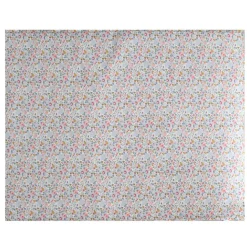 Reversible Heirloom Quilt Made With Liberty Fabric in Betsy Grey & Wiltshire Pink