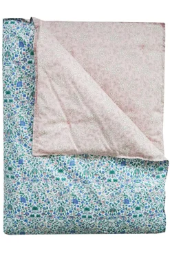 Reversible Heirloom Quilt Made With Liberty Fabric in Imran & Capel Pink