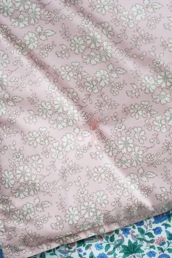 Reversible Heirloom Quilt Made With Liberty Fabric in Imran & Capel Pink