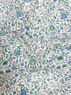 Reversible Heirloom Quilt Made With Liberty Fabric in Imran & Capel Pink