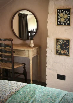 Reversible Heirloom Quilt Made With Liberty Fabric in Donna Leigh Green & Libby