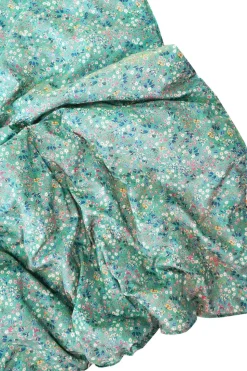 Reversible Heirloom Quilt Made With Liberty Fabric in Donna Leigh Green & Libby
