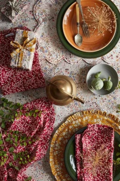 Reversible Scalloped Placemat Made With Liberty Fabric in Mitsi Valeria & Adelajda