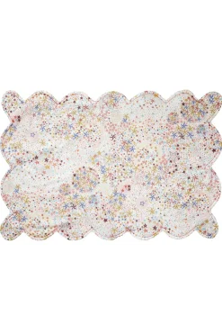 Reversible Scalloped Placemat Made With Liberty Fabric in Mitsi Valeria & Adelajda