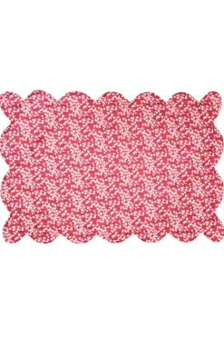Reversible Scalloped Placemat Made With Liberty Fabric in Mitsi Valeria & Adelajda