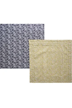 Reversible Stitch Napkin Set Made With Liberty Fabric in Feather Meadow & Mitsi Valeria